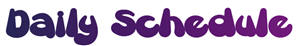 schedjle 